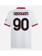AC Milan Tammy Abraham #90 Replika Borta Kläder 2024-25 Kortärmad